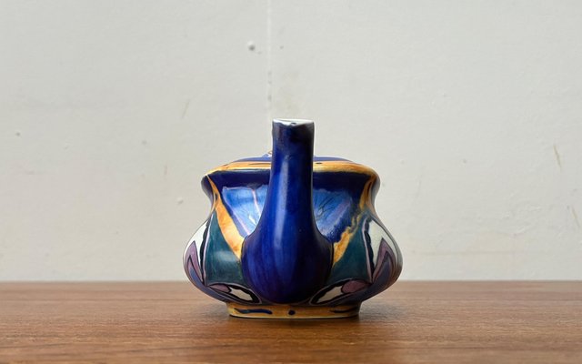 GRANDE THEIERE CARLTON WARE ENGLAND RARE EN FORME DE POIRE