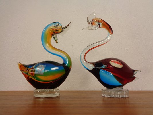 Gobelet en verre de Murano rayé, jaune et transparent Cyrcus NasonMoretti Gobelet en verre de Murano rayé, jaune et transparent Cyrcus NasonMoretti