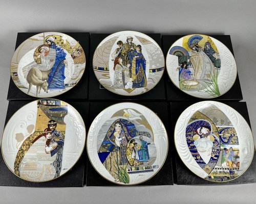 Biblical Mothers Series Plates in Fine China by Eve Licea for