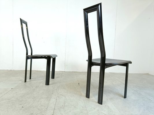 Italian Model Regia Dining Chairs by Antonello Mosca for Ycami