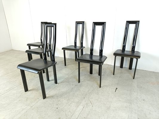Italian Model Regia Dining Chairs by Antonello Mosca for Ycami