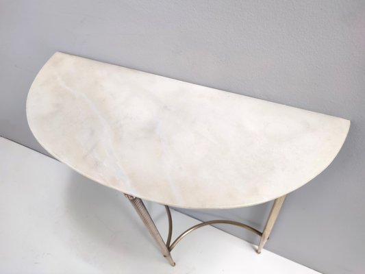 Pink marble console table online