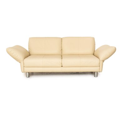 510 Leather Two Seater Beige Sofa from Rolf Benz