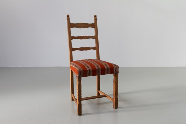 Danish ladder store back dining chair