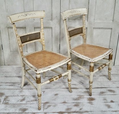 Regency Cane Side Chairs 1810 Set of 2 for sale at Pamono