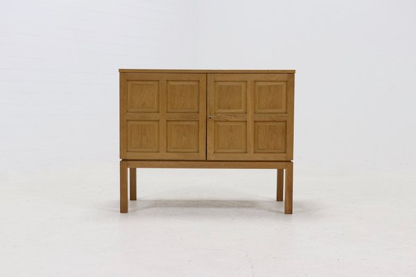 Small Danish Oak Sideboard 1960s