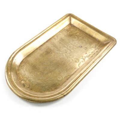 Polnisches Tablett aus Messing, 1890er bei Pamono kaufen