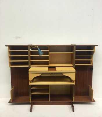 Mid Century Cabinet With Fold Out Desk By Mummenthaler Meier For