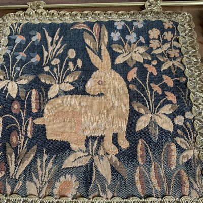 GUYOS Arazzo da appendere alla parete con coniglio, decorazione estetica per la casa, per soggiorno e camera da letto (152 cm x 127 cm