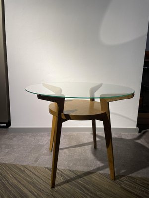 Glass coffee table cb2 deals