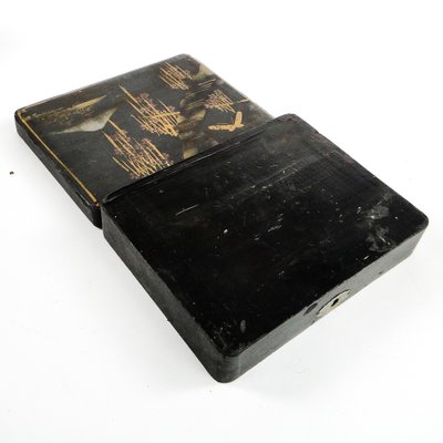 Japanese Lacquerware Box, 1920s for sale at Pamono