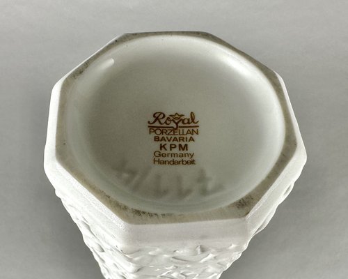 ドイツ Royal Porzellan KPM BAVARIAヴィンテージ花瓶 Royal Porzellan