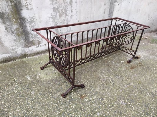 Antique Wrought Iron Table for sale at Pamono