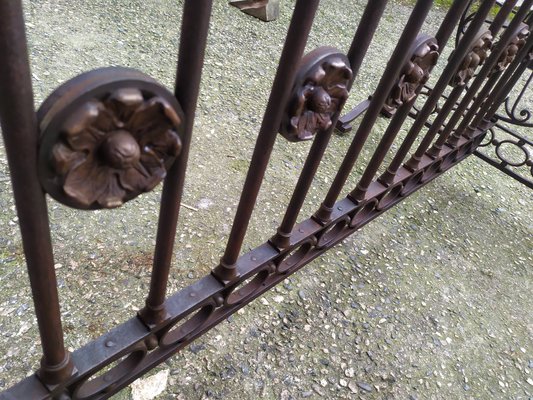 Antique Wrought Iron Table for sale at Pamono