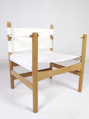 Set of Model 2221 Safari Armchairs by Børge Mogensen for