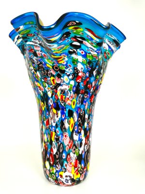 Murano Vase from Fazzoletto Millefiori, Italy for sale at Pamono