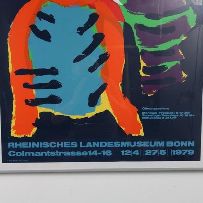 Karel Appel, Poster for the Rheinisches Landesmuseum Bonn, 1979