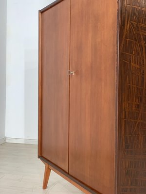 Mid Century German Linen Cabinet for sale at Pamono