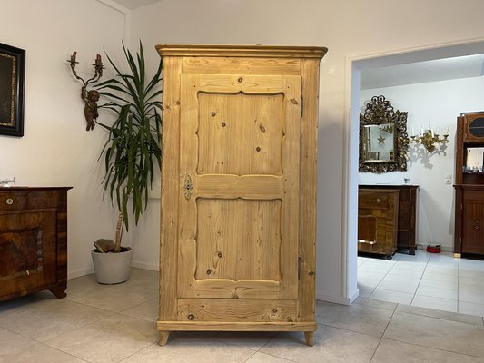 Natural on sale wood armoire