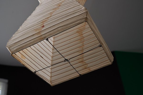 Akari Series Model D Ceiling Light attributed to Isamu