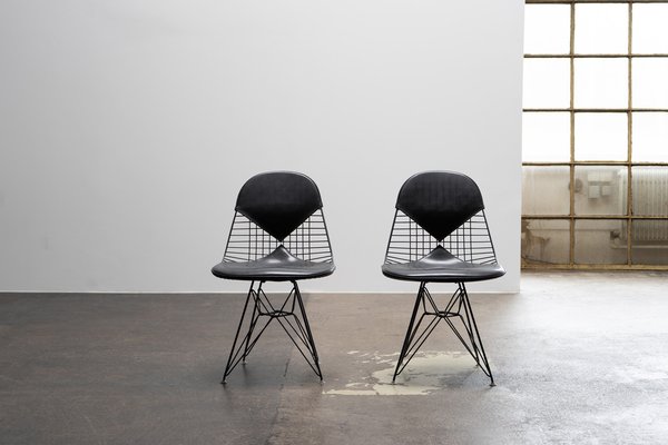 Set of Wire Chairs by Charles Ray Eames for Herman Miller, 1960s