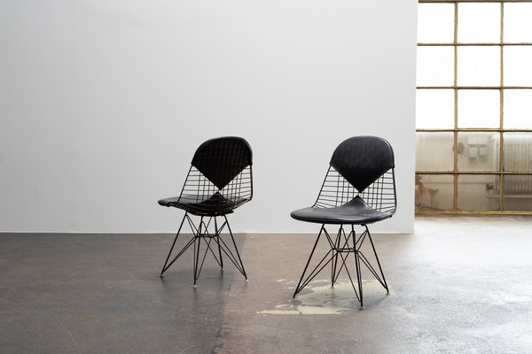Wire Chairs von Charles Ray Eames fur Herman Miller 1960er 2er Set