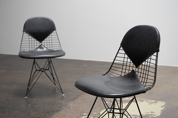 Wire Chairs by Charles & Ray Eames for Herman Miller, 1960s, Set 