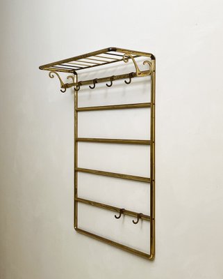 Vintage coat rack with shelf sale