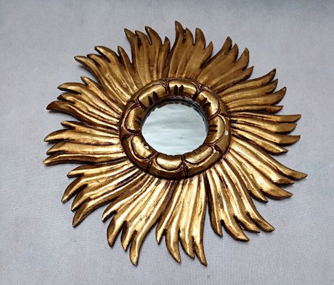 Sun Shaped Mirror 1960s for sale at Pamono