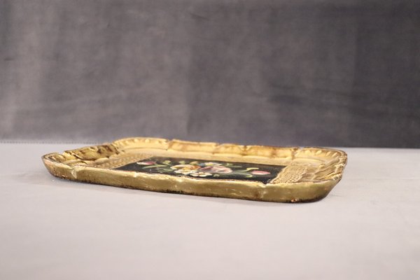 Vassoio Di Servizio In Legno Massello - Rotondo 30 Cm - Decorativo Per Caffè, Vino, Frutta E Antipasti - 2
