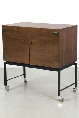 Vintage Bar Cabinet on Wheels for sale at Pamono