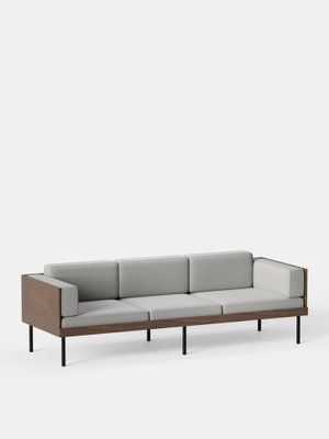Grey Cut Sofa by Kann Design for sale at Pamono