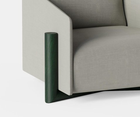 Grey Timber Lounge Chairs by Kann Design Set of 2 for sale at Pamono