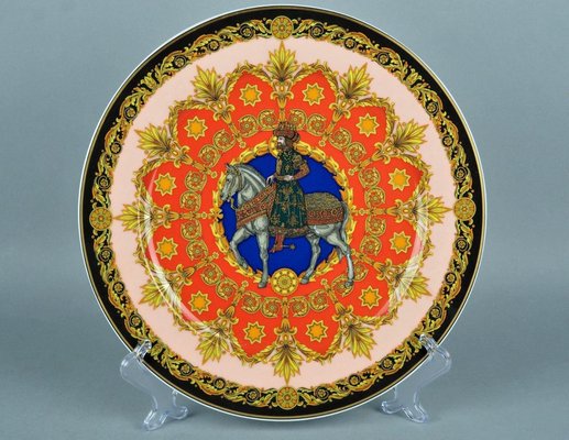 L'Ange Gabriel Plate by Versace for Rosenthal, 1996 for sale at Pamono