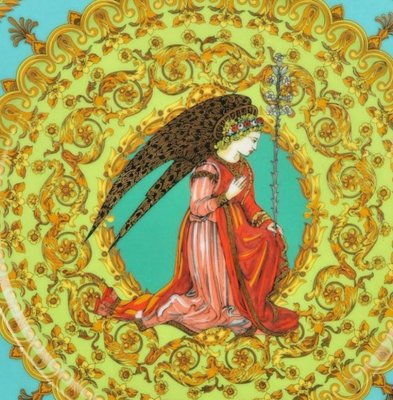 Versace for Rosenthal Lange Gabriel Plate, 1996 20th Century for