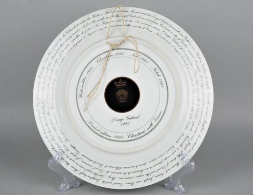 Versace for Rosenthal Lange Gabriel Plate, 1996 20th Century for