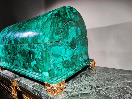 Large 20th Century Malachite Box, 1950s for sale at Pamono