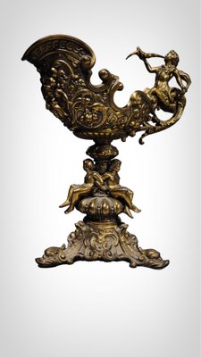 Renaissance Cup in Bronze, 1880s for sale at Pamono
