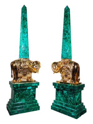 Malachite Obelisks Malachite Obelisks