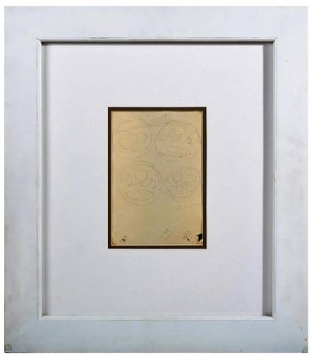Lucio Fontana, Concepto Spaziale, 1965, China Ink on Paper