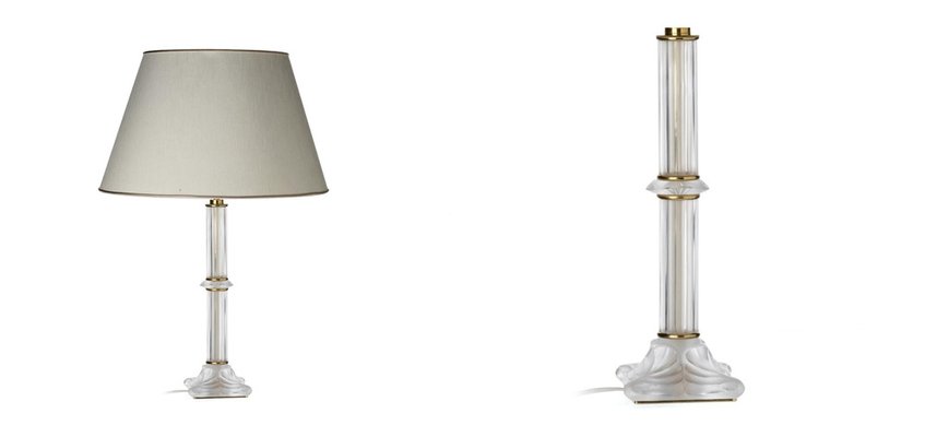 Table Lamp by René Lalique for sale at Pamono