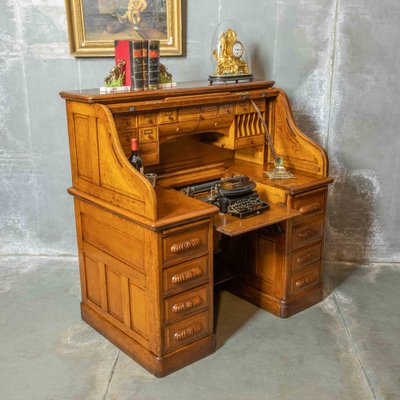 Roll top sale writing desk