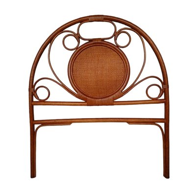Vintage wicker sale headboard