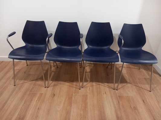 Kartell Maui Chairs by Vico Magistretti for Kartell, Italy, 1980s