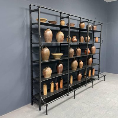 Industrial Iron Shelf for sale at Pamono Industrial Iron Shelf for sale at Pamono