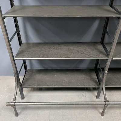 Industrial Iron Shelf for sale at Pamono Industrial Iron Shelf for sale at Pamono