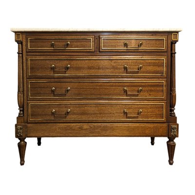 Louis Philippe Style Dresser in Mahogany