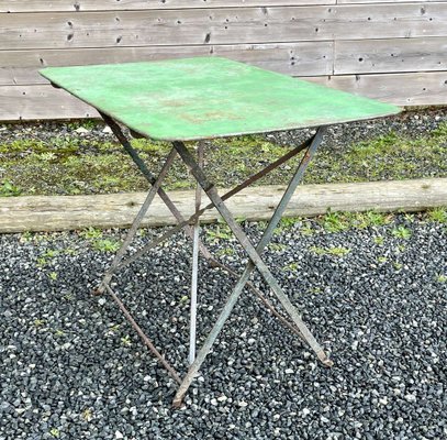 Wrought iron folding table deals