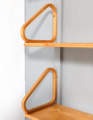 Mid-Century Modern Birch 112B Wall Shelf by Alvar Aalto for Artek