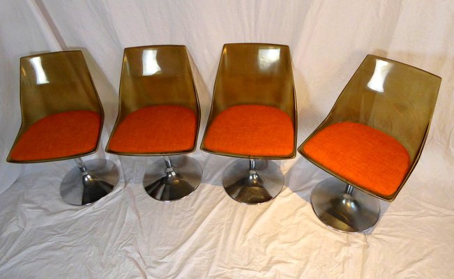Space Age Smoked Plastic Chair for sale at Pamono